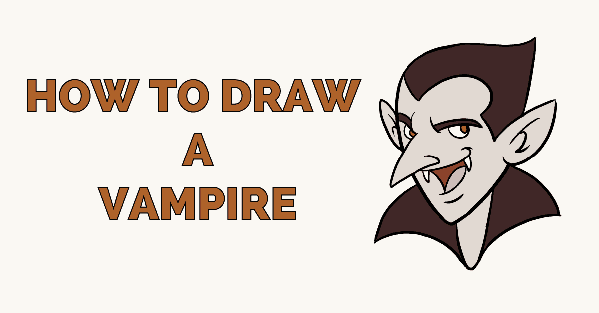 1200x628 How To Draw A Vampire - Vampire Cartoon Drawing