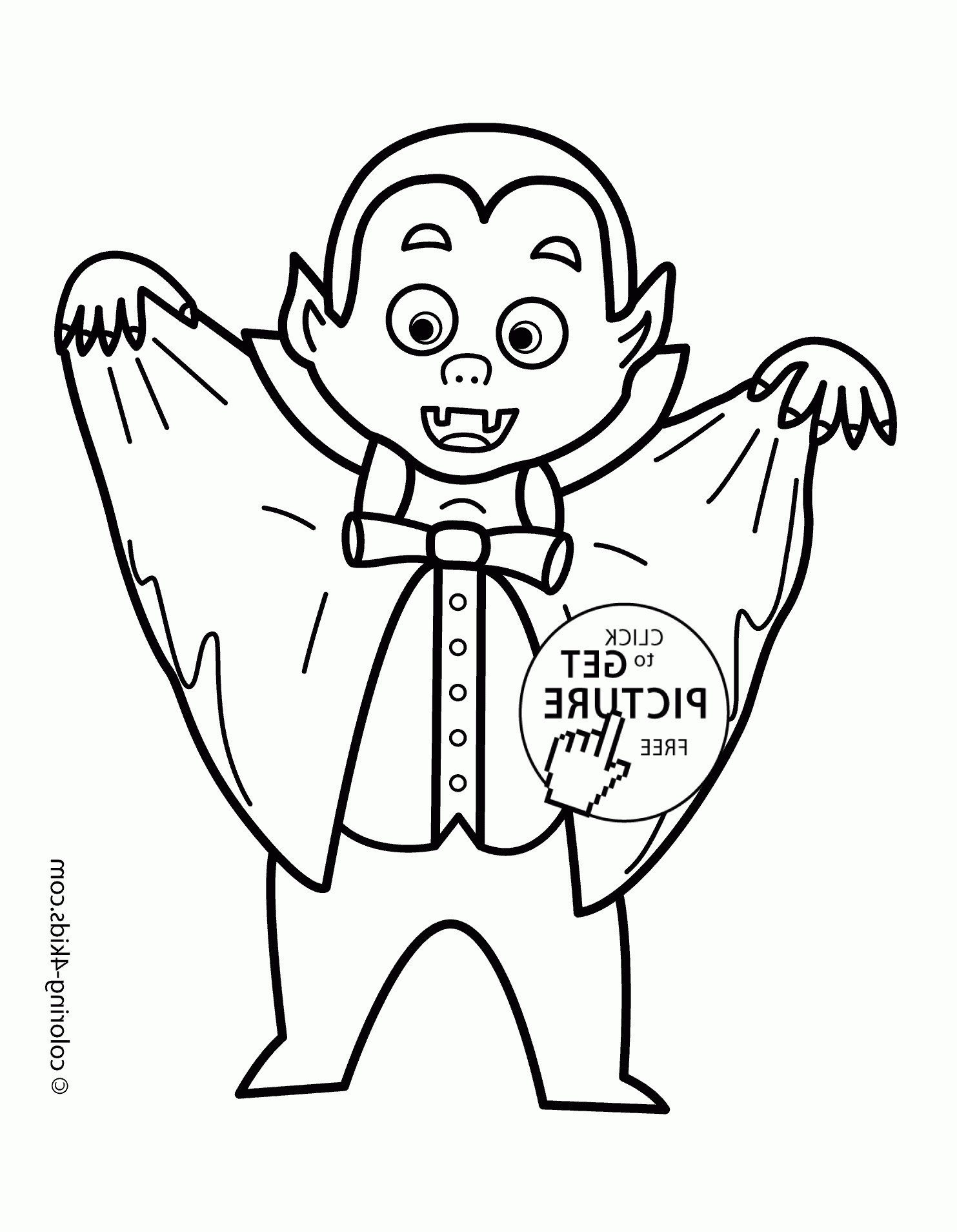 1483x1908 Halloween Vampire Coloring Pages For Kids Best Of Dracula Drawing - Vampire Drawing For Kids