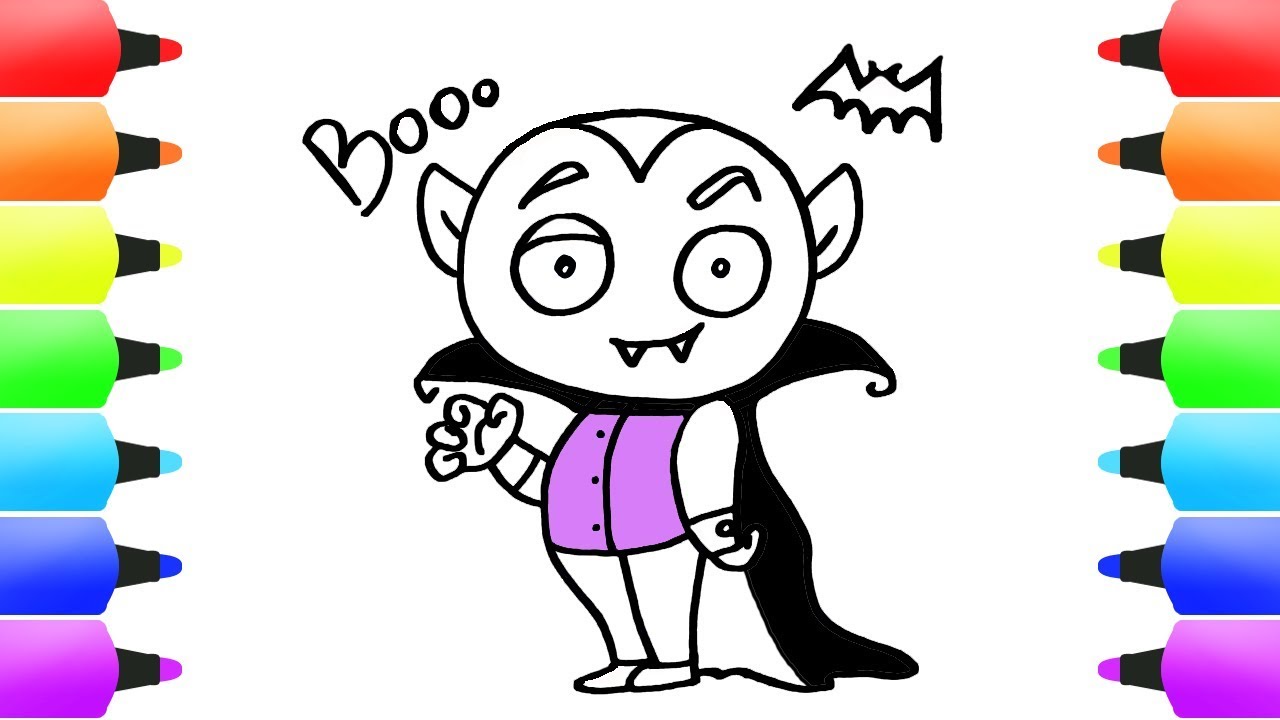 Vampire Drawing For Kids at Explore collection of