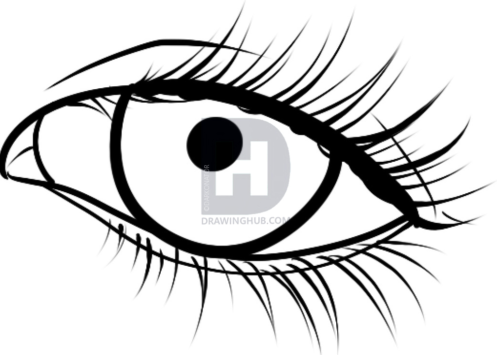 1008x720 how to draw a vampire eye, vampire eyes, step - Vampire Face Drawing