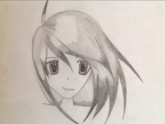 561x421 How To Draw An Anime Vampire Steps - Vampire Face Drawing