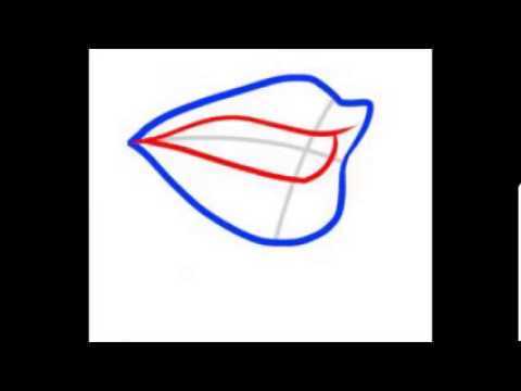 480x360 How To Draw Vampire Teeth Mouth Lips - Vampire Fangs Drawing