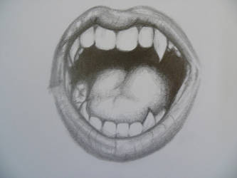 333x250 Vampire Fangs - Vampire Fangs Drawing