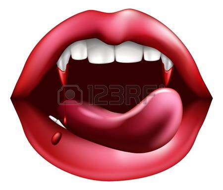 450x383 Vampire Teeth Clipart - Vampire Fangs Drawing