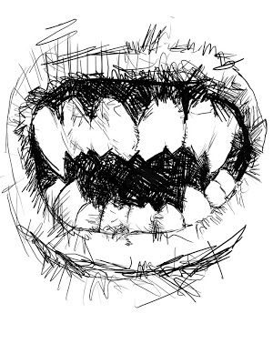 300x400 Greg's Online Journal Vampire Teeth - Vampire Fangs Drawing