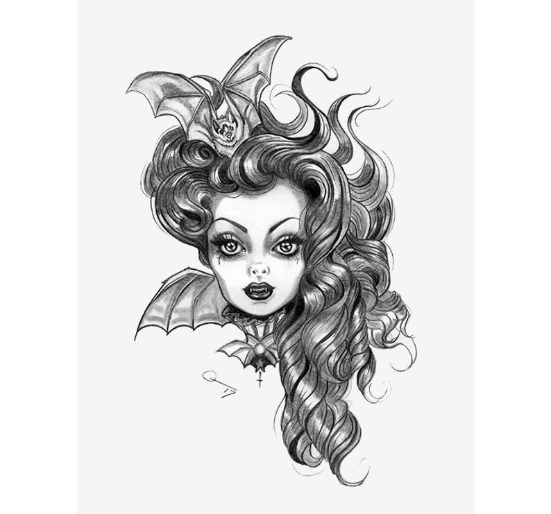 Female vampire drawings at paintingvalley.com