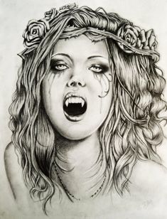 235x308 best vampire drawings images vampire art, drawings, fantasy art - Vampire Girl Drawing