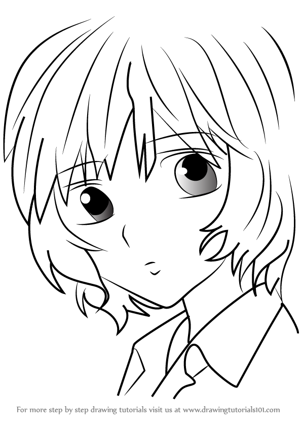 596x843 Learn How To Draw Sayori Wakaba From Vampire Knight - Vampire Knight Drawing