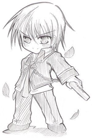 300x449 dibujo chibi de anime vampire kingt dibujos simples vampire - Vampire Knight Drawing