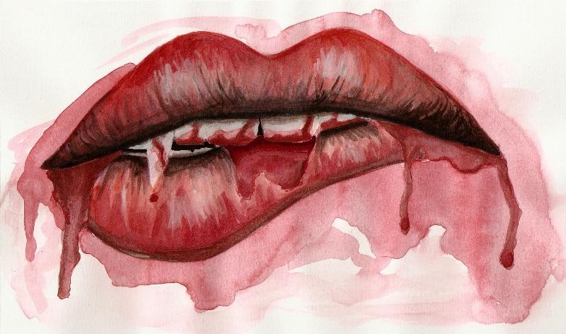 800x472 Lips Of Vampire Uploaded - Vampire Lips Drawing