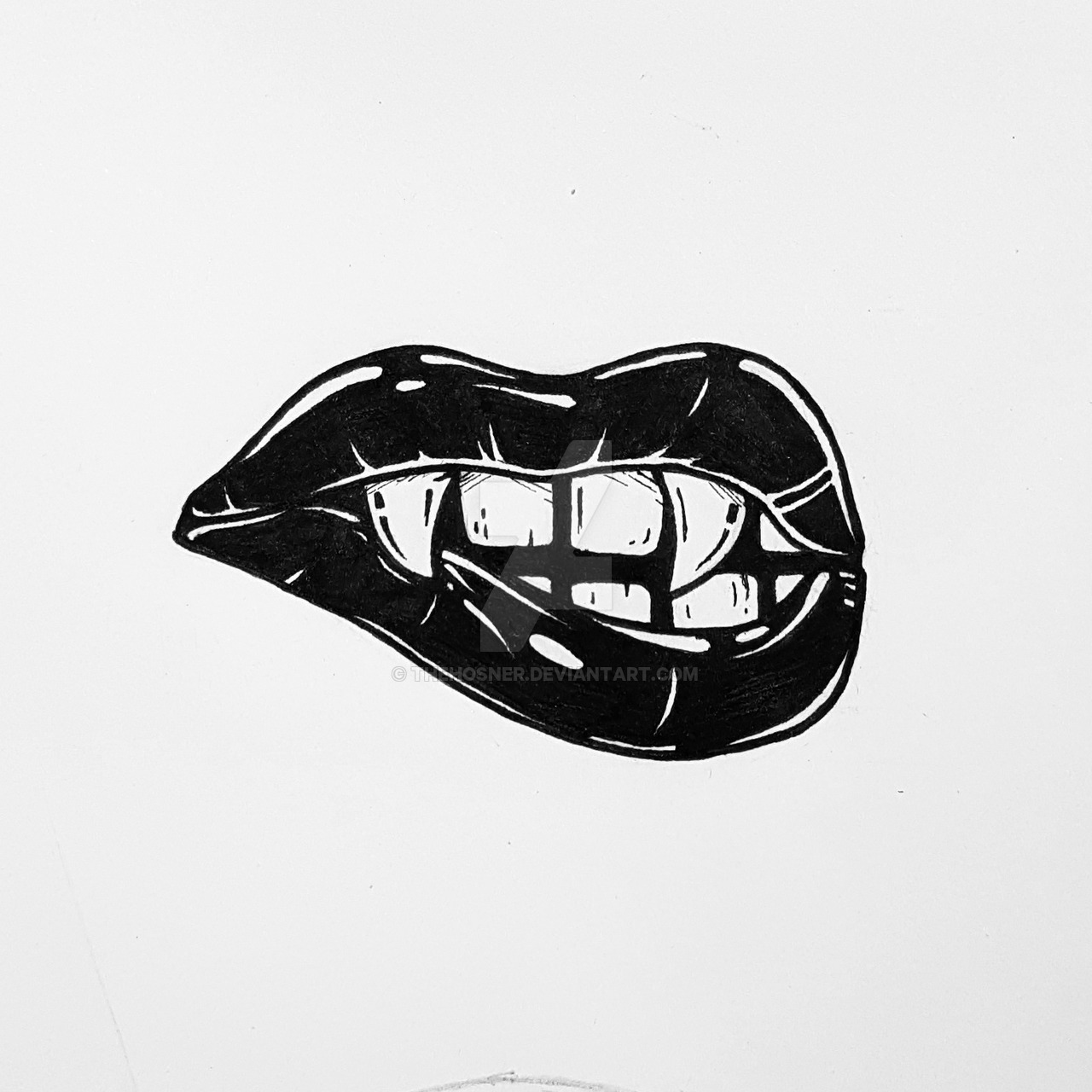 1280x1280 Vampire Lips - Vampire Lips Drawing