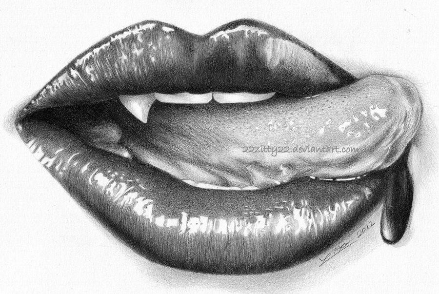900x603 Vampire Lips - Vampire Lips Drawing