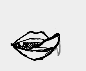 300x250 true blood vampire mouth drawing - Vampire Mouth Drawing