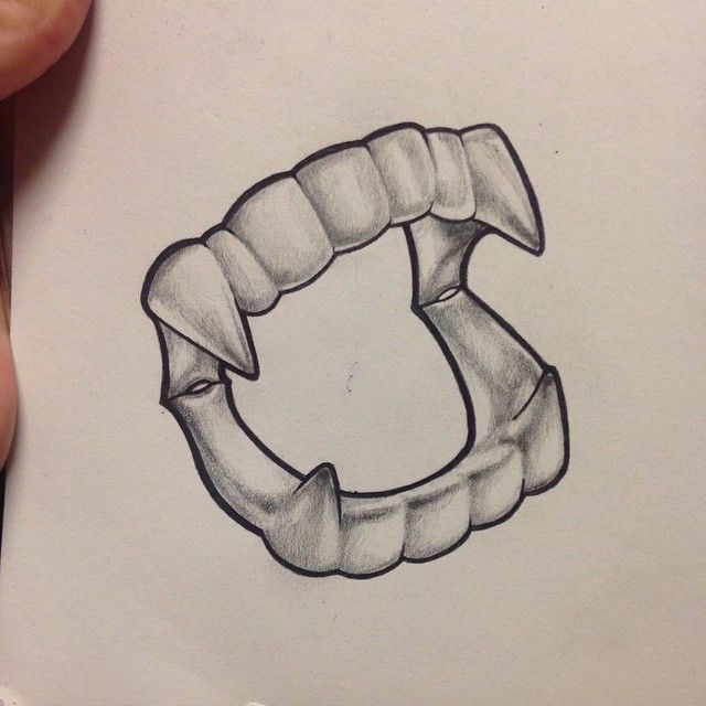 Vampire Teeth Drawing at Explore collection of