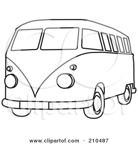 450x470 van drawing clipart - Van Drawing