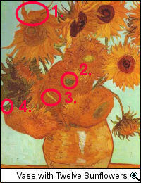 200x260 sunflowers paintings van gogh gallery - Van Gogh Sunflowers Drawing