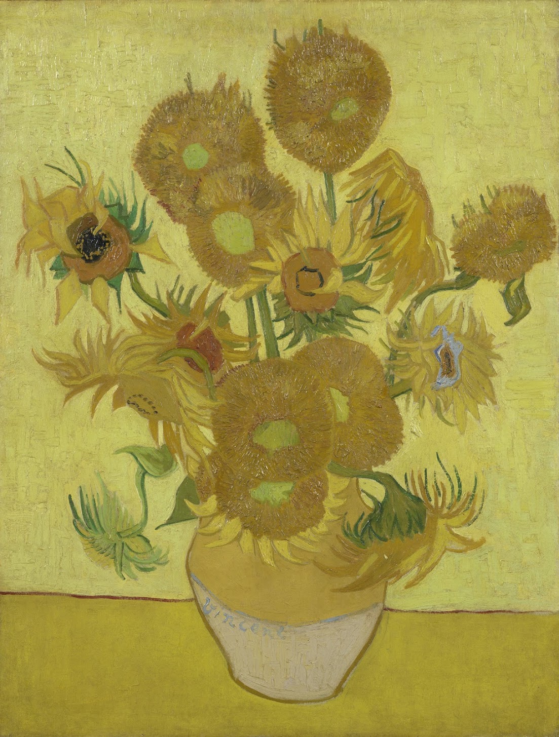 1103x1455 vincent van gogh - Van Gogh Sunflowers Drawing