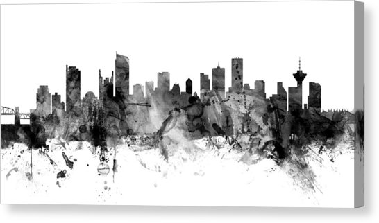 546x322 Vancouver Skyline Canvas Prints Fine Art America - Vancouver Skyline Drawing