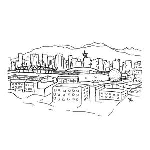 300x300 Vancouver Skyline Getbreadandbutter - Vancouver Skyline Drawing