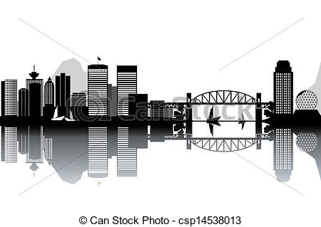 450x319 Vancouver Skyline - Vancouver Skyline Drawing