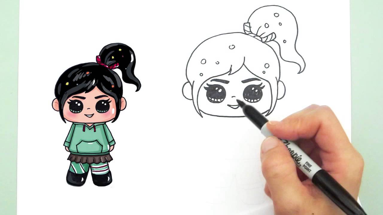 1280x720 how to draw vanellope - Vanellope Von Schweetz Drawing
