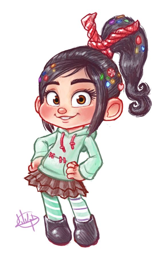 570x894 vanellope von schweetz - Vanellope Von Schweetz Drawing