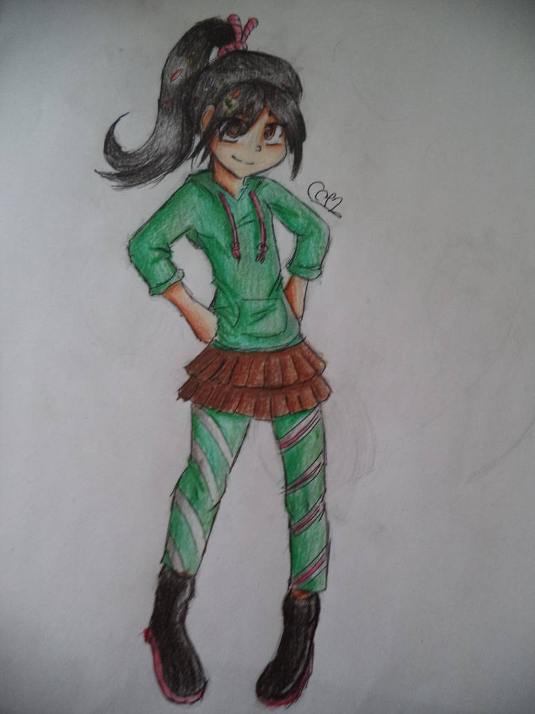 774x1033 drawing vanellope von schweetz - Vanellope Von Schweetz Drawing