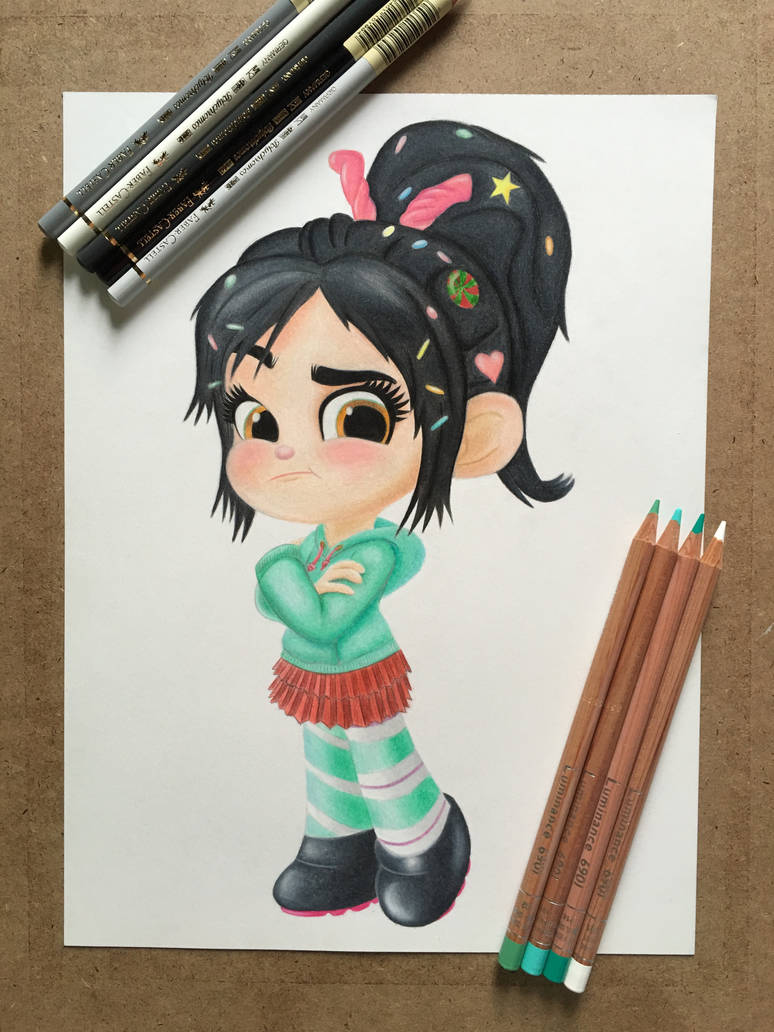 774x1032 vanellope von schweetz drawing - Vanellope Von Schweetz Drawing