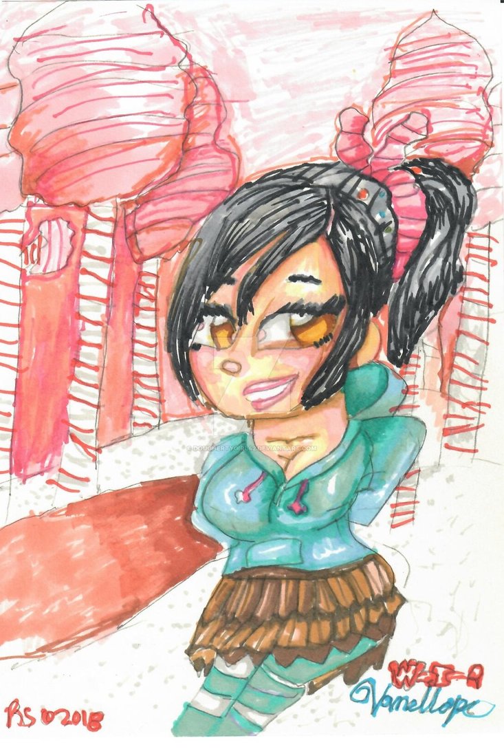 733x1089 wreck it ralph vanellope von schweetz - Vanellope Von Schweetz Drawing