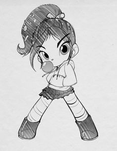 236x305 vanellope von schweetz - Vanellope Von Schweetz Drawing