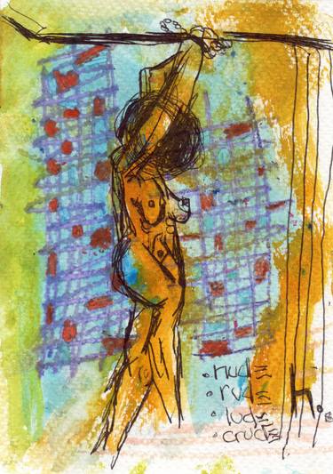 375x533 Vanilla Sky Painting - Vanilla Sky Drawing