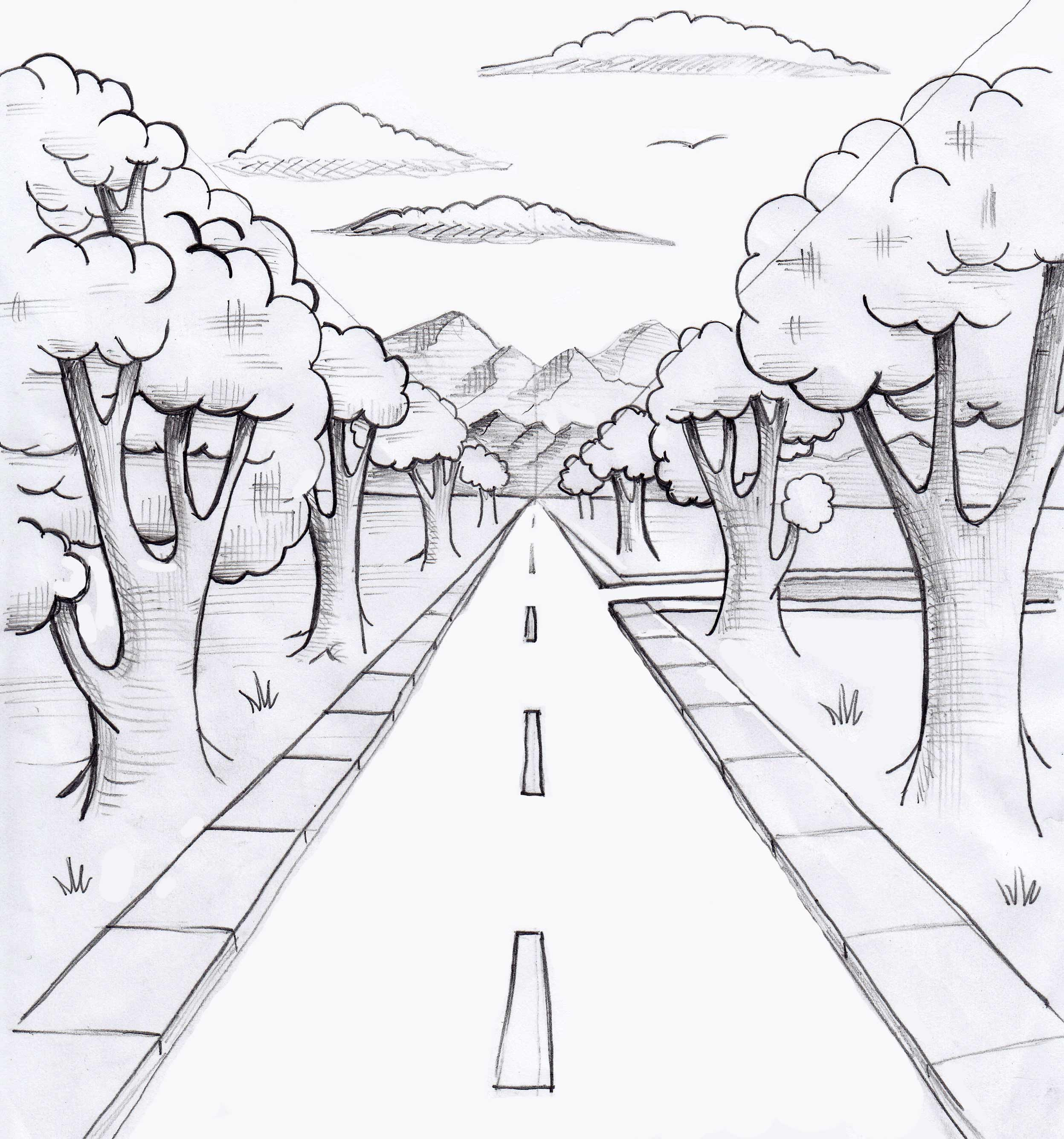 Vanishing Point Drawing at Explore collection of