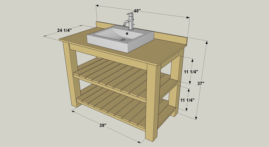 900x494 rustic bathroom vanity - Vanity Drawings