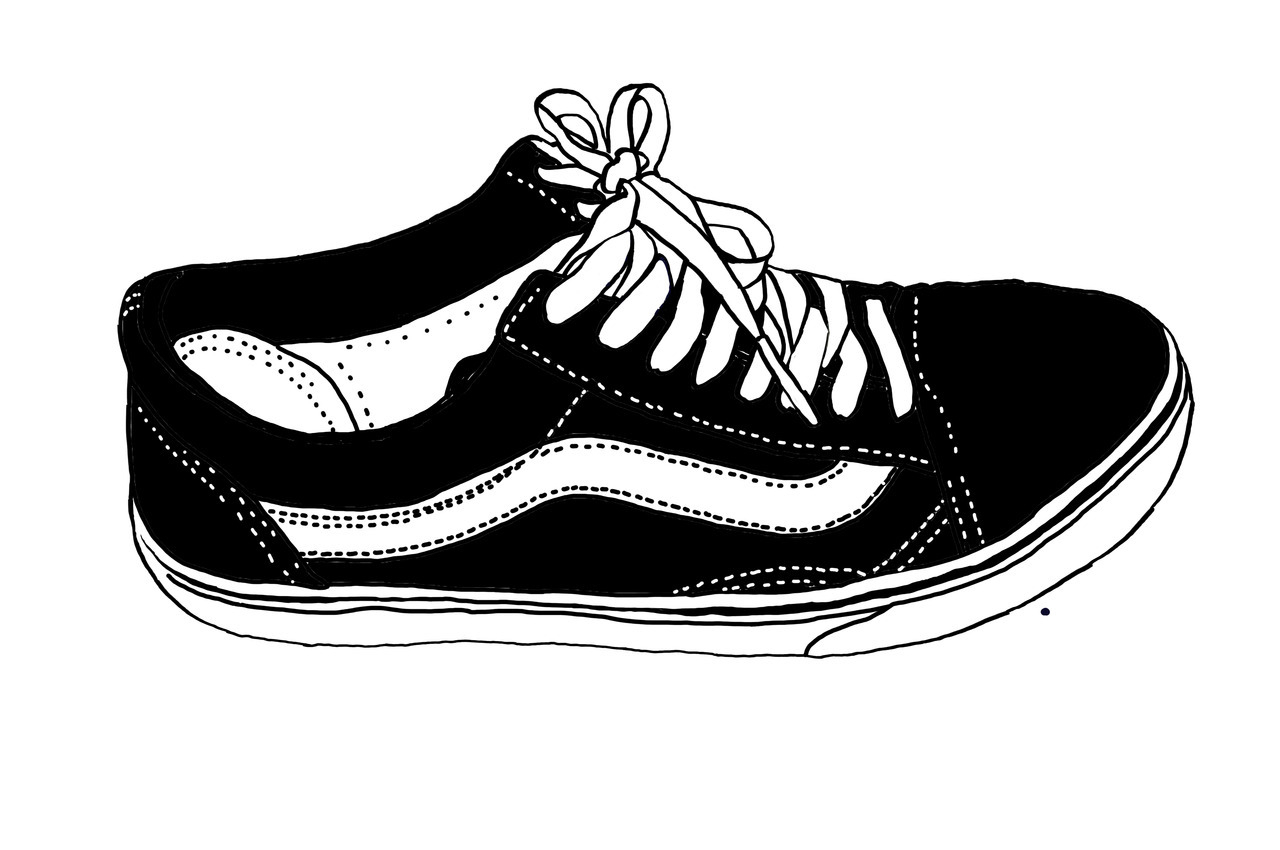 Vans Shoe Drawing At Paintingvalley Com Explore Collection Of