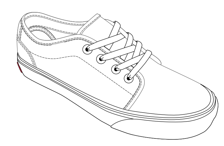 Vans Shoe Drawing at PaintingValley.com | Explore collection of Vans