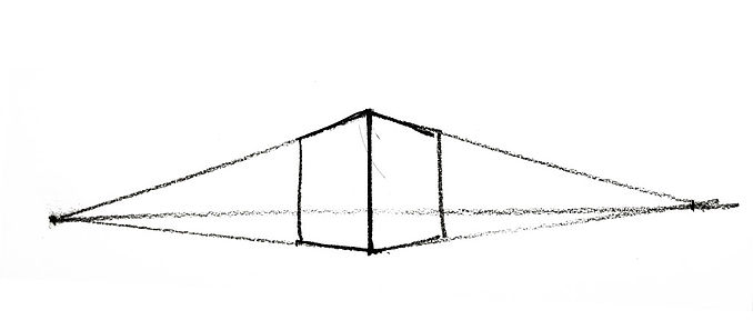 678x288 perspective drawing john lovett artist - Vantage Point Drawing