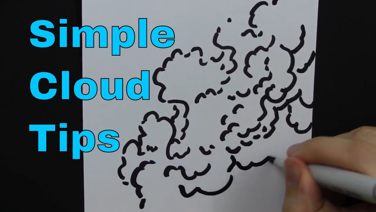 1280x720 how to draw clouds tutorial - Vapor Drawing