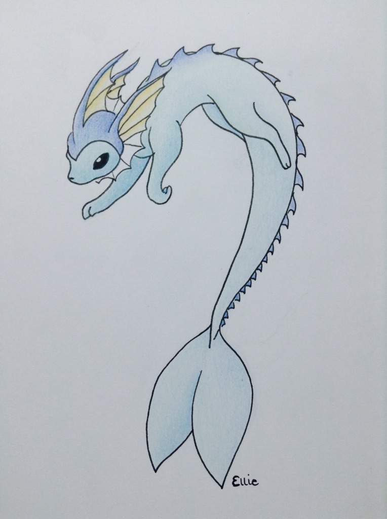 764x1024 Vaporeon Drawing! Amino - Vaporeon Drawing