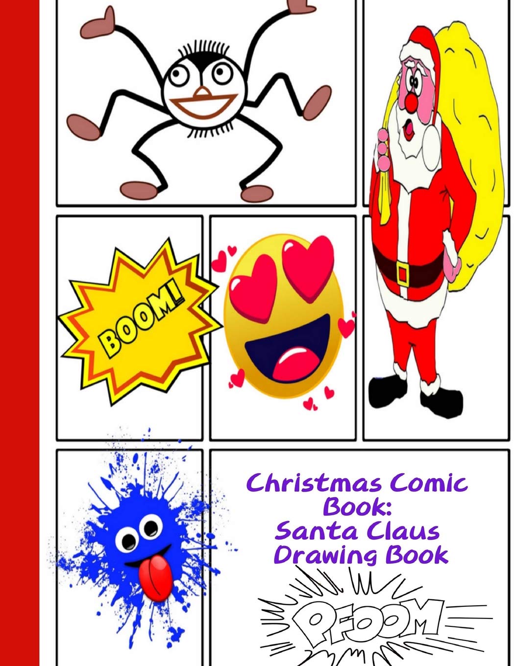 1051x1360 christmas comic book santa claus drawing book the blank comic - Variety Drawing