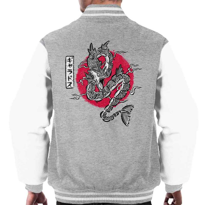 800x800 pokemon gyarados ink drawing cloud city - Varsity Jacket Drawing