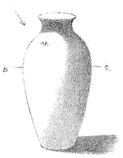 425x547 how to shade vases adding shadows to vases drawing tutorial - Vase Drawing