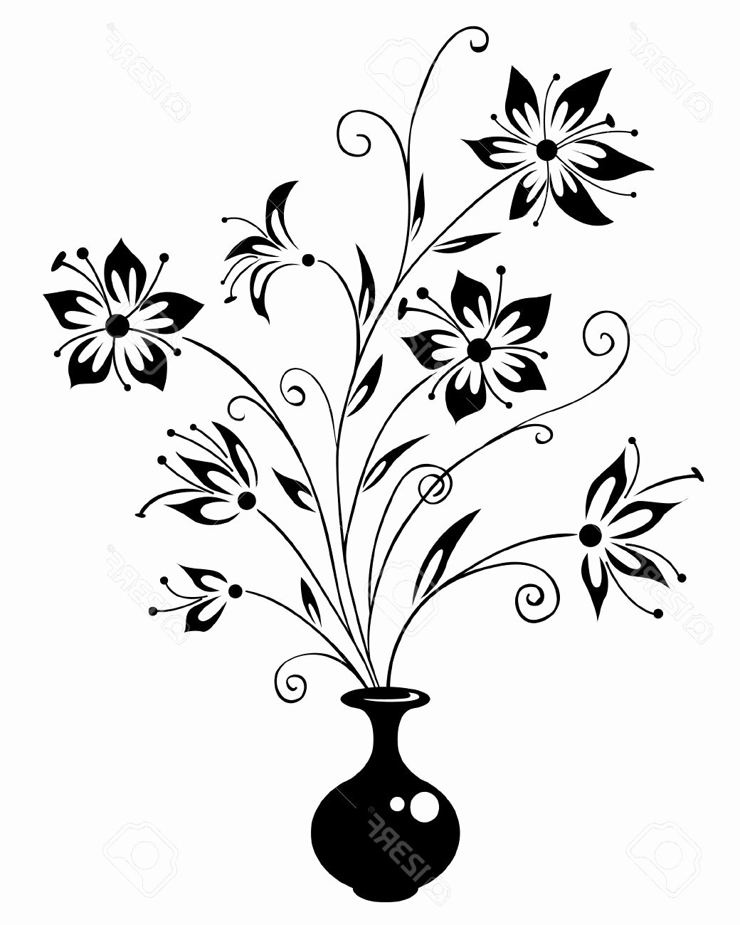 1040x1300 Flower Patterns For Kids Inspirational Collection Of Vase - Vase Drawing For Kids