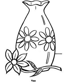 236x288 How To Draw A Beautiful Flower Vase Pictures For Kids To Draw - Vase Drawing For Kids