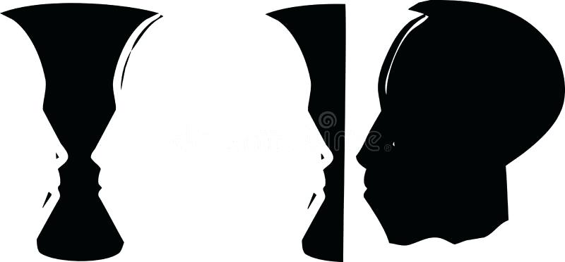 800x372 Vase Face Drawing Eternal Facebook Illusion Is An Example - Vase Face Drawing