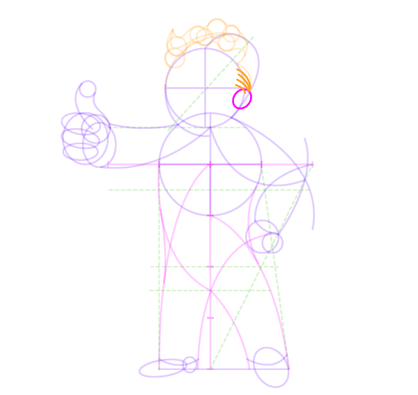 600x567 how to draw vault boy from the fallout series step - Vault Drawing