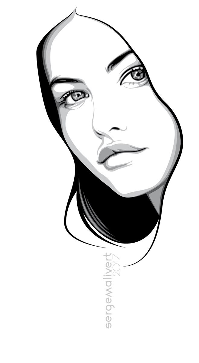 659x1200 Ado - Vector Art Drawing