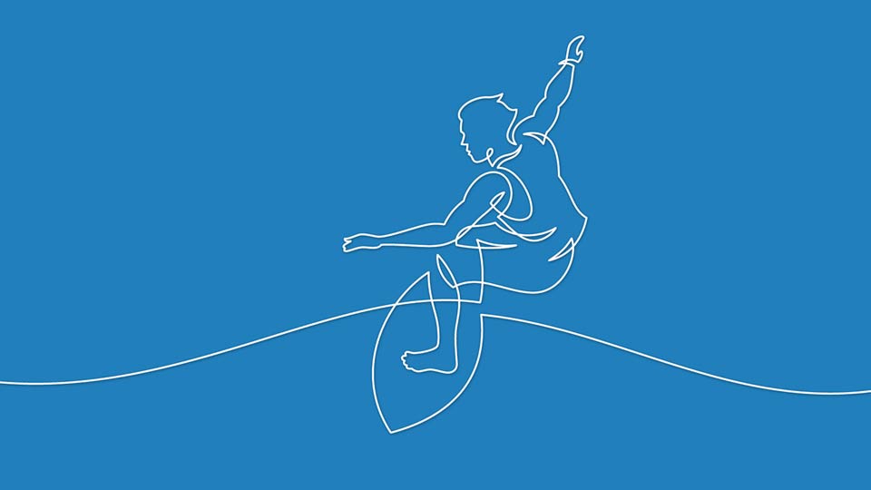 960x540 Drawing Vector Graphics Linear Line Illustration - Vector Line Drawing