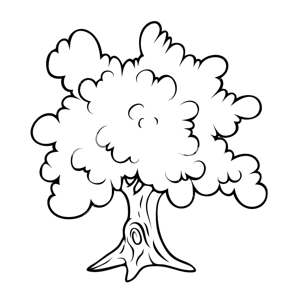 981x1000 tree drawing vector royalty free stock image - Vector Tree Drawing