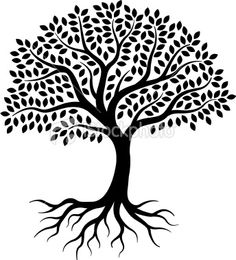 236x260 tree silhouette vector image on trees tree tattoo designs - Vector Tree Drawing
