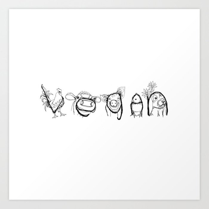 700x700 Vegan Drawing - Vegan Drawing